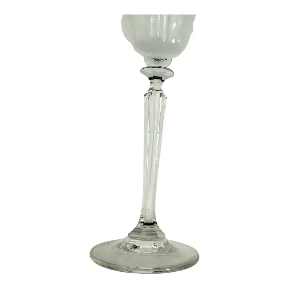 Mikasa Briarcliffe Crystal Stemware Silver Band Iced Tea Wine Glass Water Goblet